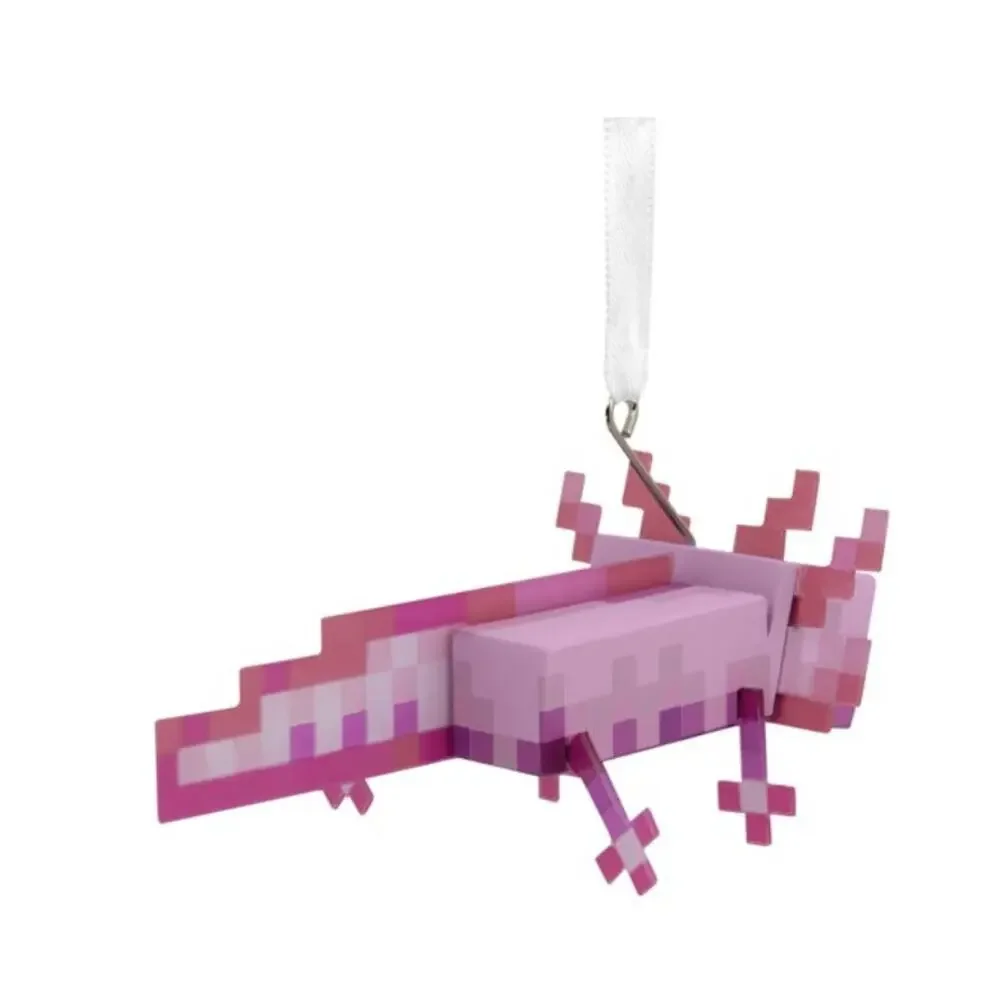 Hallmark Minecraft Axolotl Christmas Ornament